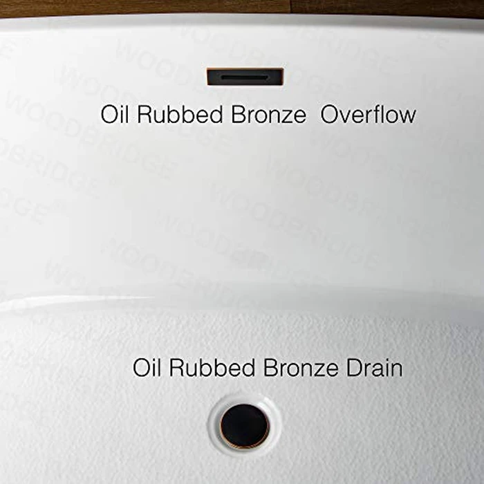 WOODBRIDGE BTA1518-ORB-Drain &O Bathtub, Oil-Rubbed Bronze by WOODBRIDGE - Image 6