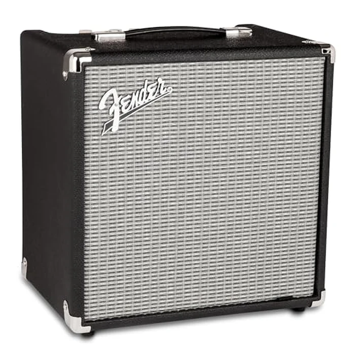 Fender Rumble 25 V3 Bass Amplifier, Bass Combo Amp, 25 Watts, with 2-Year Warranty, 8 Inch Speaker, with Overdrive Circuit and Mid-Scoop Contour Switch by Fender - Used - Like New condition - US$136.49