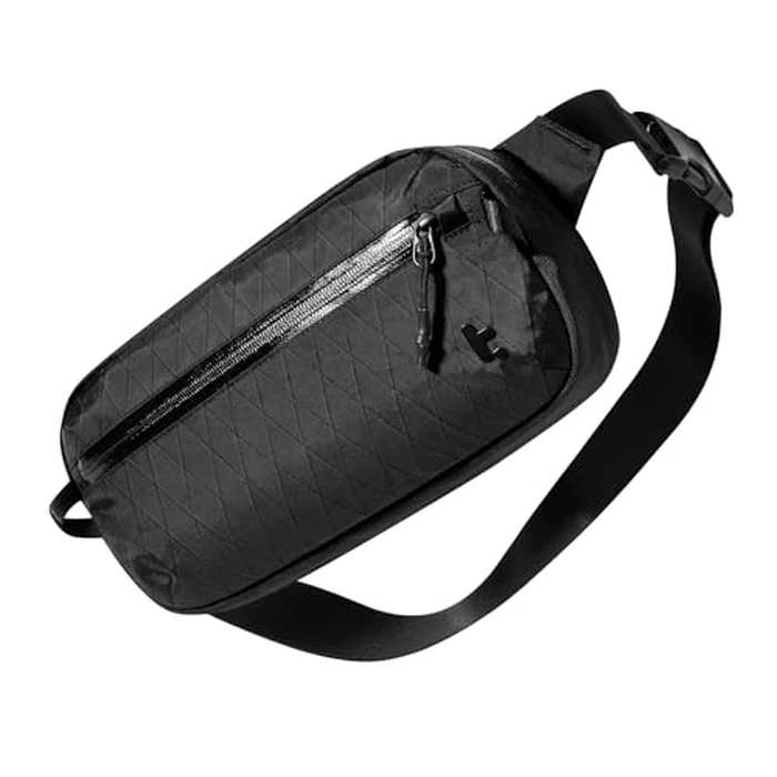 tomtoc 3.5L X-Pac Sling Bag with RFID Blocking, Crossbody Bag Minimalist Chest Shoulder Pack for Men/Women, Water-resistant Lightweight Casual Funny Pack for Travel/Daily Commute by tomtoc - Used - Like New condition