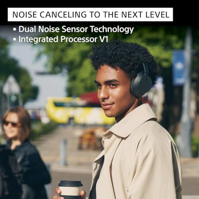 Sony WH-CH720N Noise Cancelling Wireless Headphones Bluetooth Over The Ear Headset with Microphone and Alexa Voice Control, O/S, Blue by Sony - Image 1