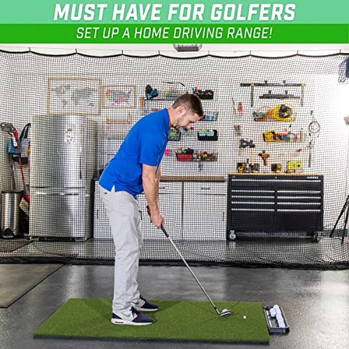 GoSports 20 ft x 10 ft Sports Netting - Hitting Net for Golf, Baseball, Hockey, Soccer, LAX and More by GoSports - Image 2