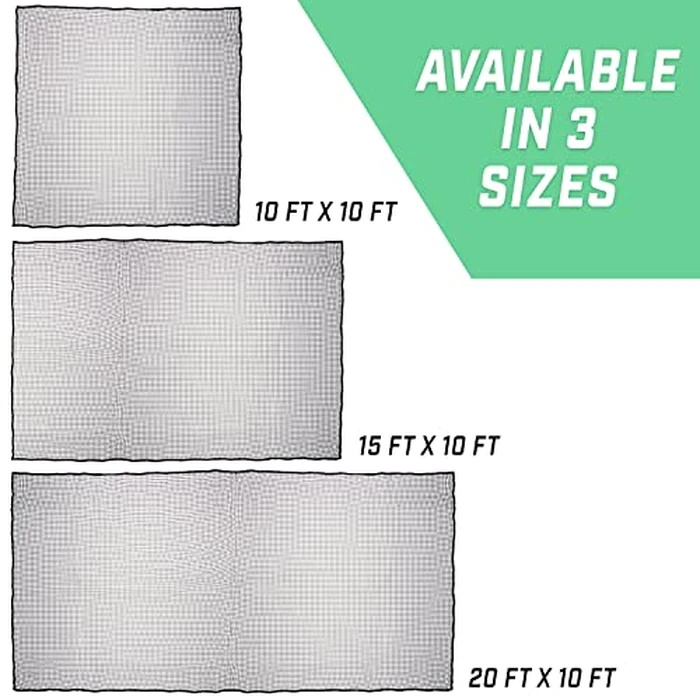 GoSports 20 ft x 10 ft Sports Netting - Hitting Net for Golf, Baseball, Hockey, Soccer, LAX and More by GoSports - Image 7