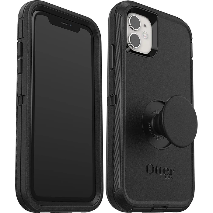 OtterBox Otter + Pop Defender Series Phone Case for iPhone 11 - Black by Otterbox - Image 1