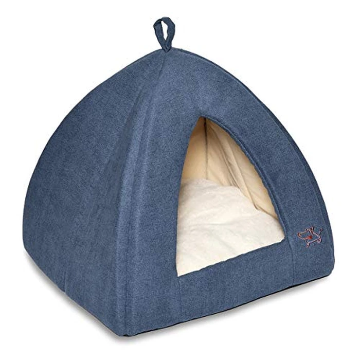 Best Pet Supplies Best Pet SuppliesPet Tent-Soft Bed for Dog & Cat, Inc, Inc. - Navy, 16" x H: 16" by Best Pet Supplies - Image 1