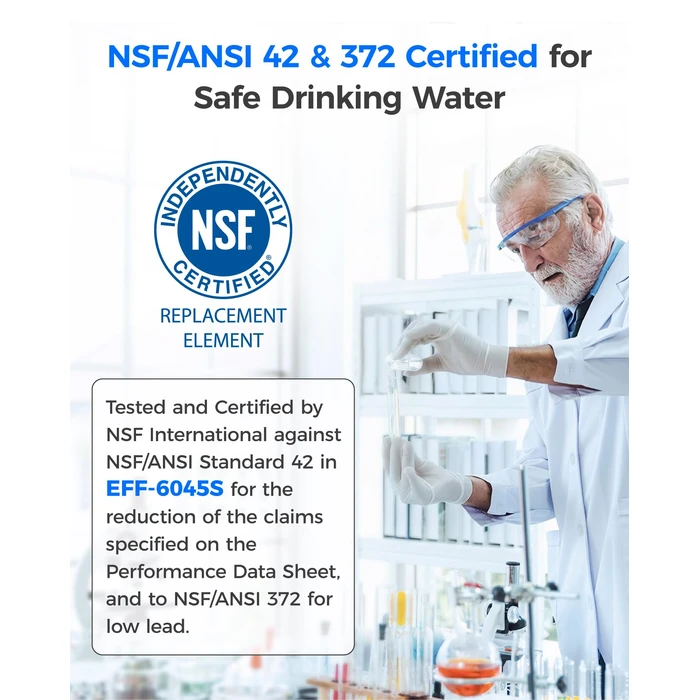 Waterdrop WD-F45 Replacement for Samsung(R) DA97-17376B, HAF-Qin/EXP, DA97-08006C, RF28R7201SR, RF28R7351SG, Refrigerator Water Filter, 3 Filters by Waterdrop - Image 5