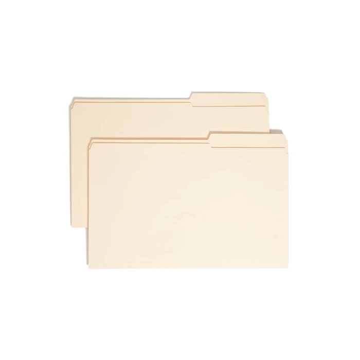 Smead 2/5-Cut Right Position File Folder, Reinforced Tab, Legal Size, 11 Point, Manila, 100 Per Box (15386) by Smead - Used - Acceptable condition - CA$23.47