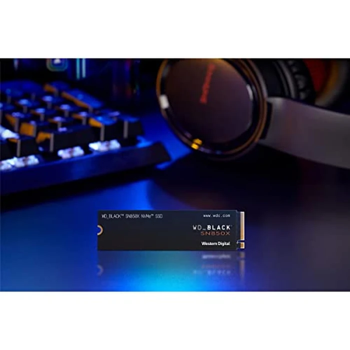 WD_BLACK SN850X 4TB NVMe SSD - M.2 2280, Up to 7,300 MB/s Read speeds, Up to 6,300 MB/s write speeds, Gaming Expansion, High Performance Internal Solid State Drive - WDS400T2X0E by Sandisk - Image 2