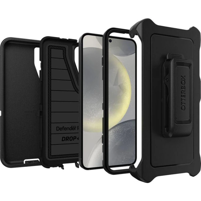 OtterBox Defender Pro Series Phone Case for Samsung Galaxy S24 - Black by OtterBox - Image 3