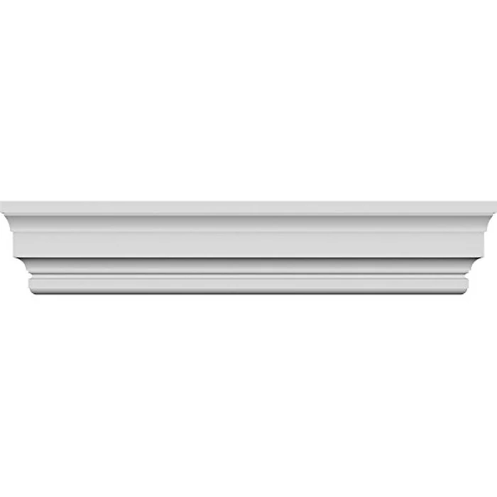 Endurathane Stockport Crosshead, 32" Bottom Width x 35 3/4" Top Width x 7 1/8"H x 5/8"P, Factory Primed by Ekena Millwork - Used - Like New condition - US$60.77