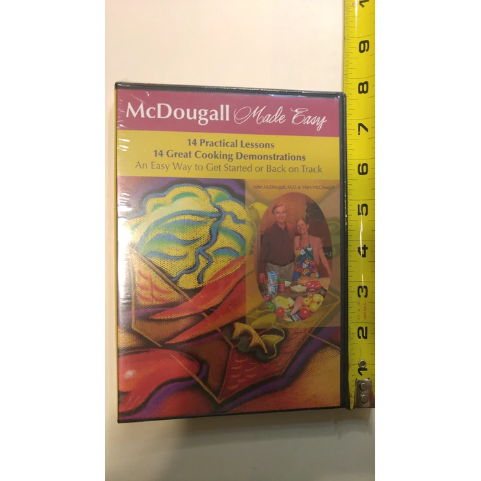 McDougall Made Easy: 14 Practical Health Lessons, 14 Great Cooking Demonstrations by John A. McDougall, M.D - Used - Acceptable condition - US$8.98