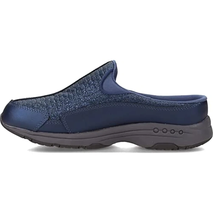 Easy Spirit Women's Traveltime 481 Mule, Navy-Glitter, 9.5 Wide by Easy Spirit - Image 3
