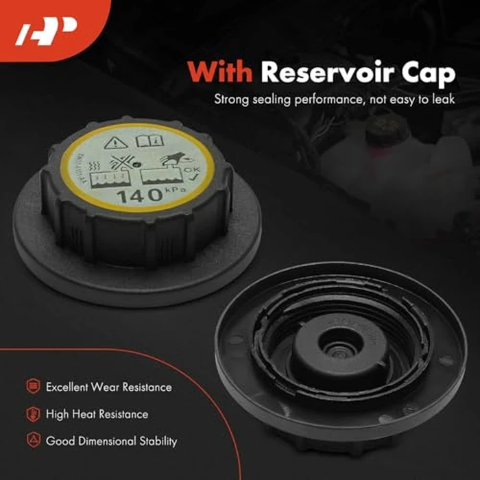 A-Premium Expansion Tank Replacement for Jaguar S-Type 1999-2008 XJ 2003-2009 Coolant Reservoir, 4.2L, with Sensor, with Cap by A-premium - Image 6