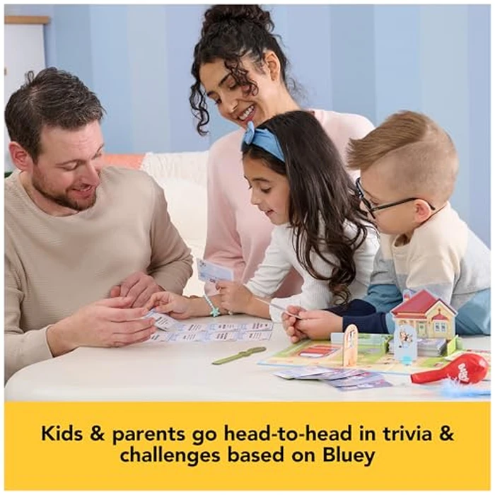 Spin Master Games, Bluey Beat the Parents, Head-to-Head Trivia & Fun Family Game Night Challenges, Easy Play, Bluey Toys, Kids & Family, 2-6 Players, for Ages 5 & Up by Spin Master Games - Image 3
