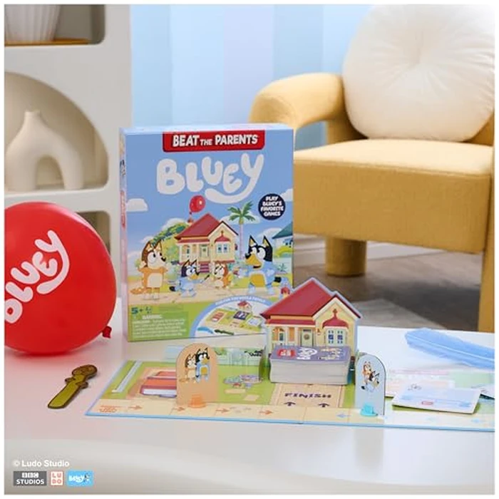 Spin Master Games, Bluey Beat the Parents, Head-to-Head Trivia & Fun Family Game Night Challenges, Easy Play, Bluey Toys, Kids & Family, 2-6 Players, for Ages 5 & Up by Spin Master Games - Image 7