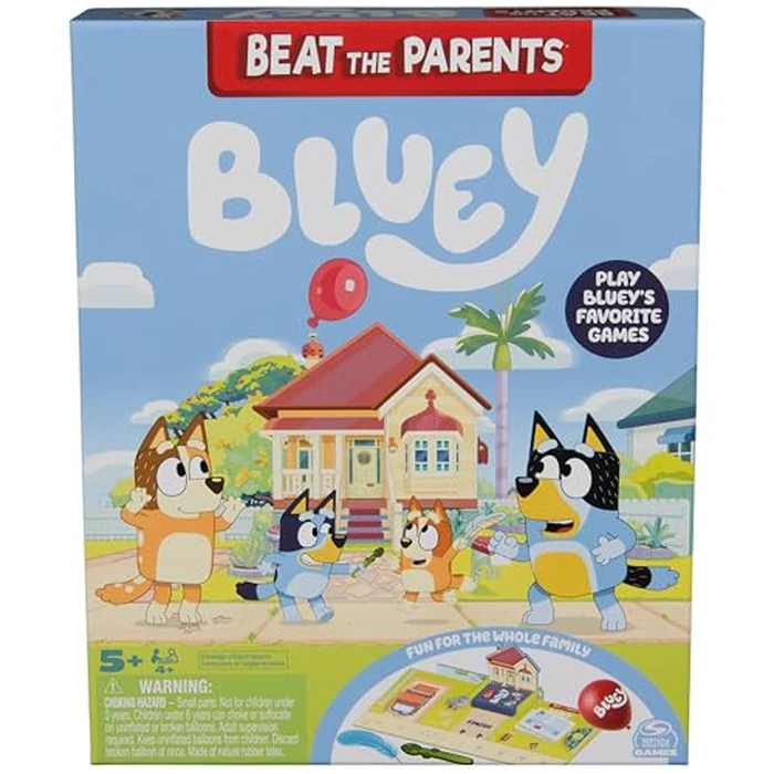 Spin Master Games, Bluey Beat the Parents, Head-to-Head Trivia & Fun Family Game Night Challenges, Easy Play, Bluey Toys, Kids & Family, 2-6 Players, for Ages 5 & Up by Spin Master Games - Image 9