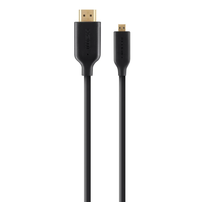 Belkin High Speed Ultra-Thin HDMI to Micro HDMI Cable (Supports Amazon Fire TV and other HDMI-Enabled Devices), HDMI 2.0 / 4k Compatible, 6 Feet by Belkin - Used - Like New condition - US$14.24