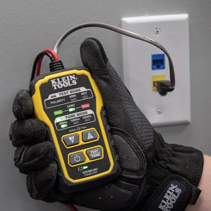 Klein Tools VDV500-820 Wire Tracer Tone Generator and Probe Kit Continuity Tester for Ethernet, Telephone, Speaker, Coax, Video, and Data Cables, RJ45, RJ11, RJ12 by KLEIN TOOLS - Image 5