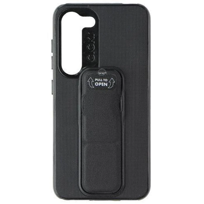 CLCKR Stand & Grip Series Phone Case for Galaxy S23 - Black by CLCKR - Refurbished - Good condition - US$8.23