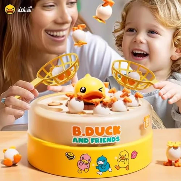 BDUCK+ Board Games for Toddlers, Kids Toys Jumping Ducks Game for Kids 4-8, 2 Players Family Board Game Interactive Educational Toy for Boys Girls, Birthday Gifts for Age 3 & Up by BDUCK+ - Image 6