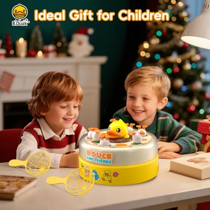 BDUCK+ Board Games for Toddlers, Kids Toys Jumping Ducks Game for Kids 4-8, 2 Players Family Board Game Interactive Educational Toy for Boys Girls, Birthday Gifts for Age 3 & Up by BDUCK+ - Image 9