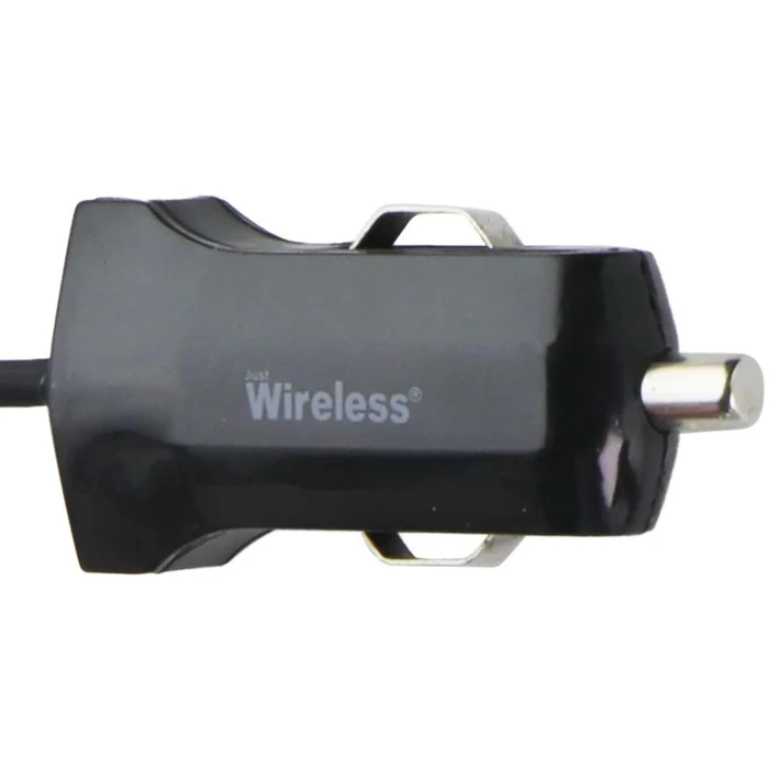 Just Wireless 2.1 Amp High Speed Car Charger with 8-Pin Connector - Black by Just Wireless - Image 2