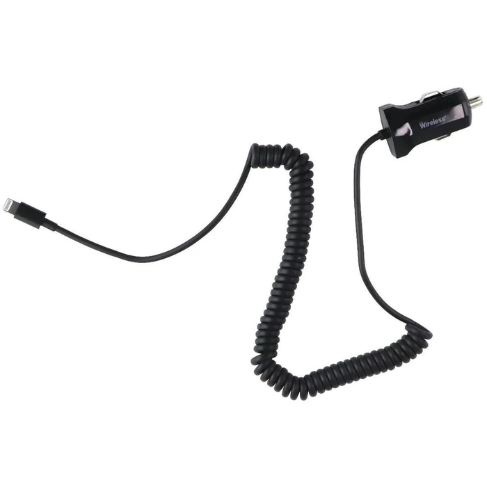 Just Wireless 2.1 Amp High Speed Car Charger with 8-Pin Connector - Black by Just Wireless - Image 4