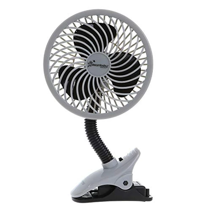 Dreambaby Caged Deluxe EZY-Fit Clip On Fan (Black) by Dreambaby - Used - Acceptable condition - CA$9.35