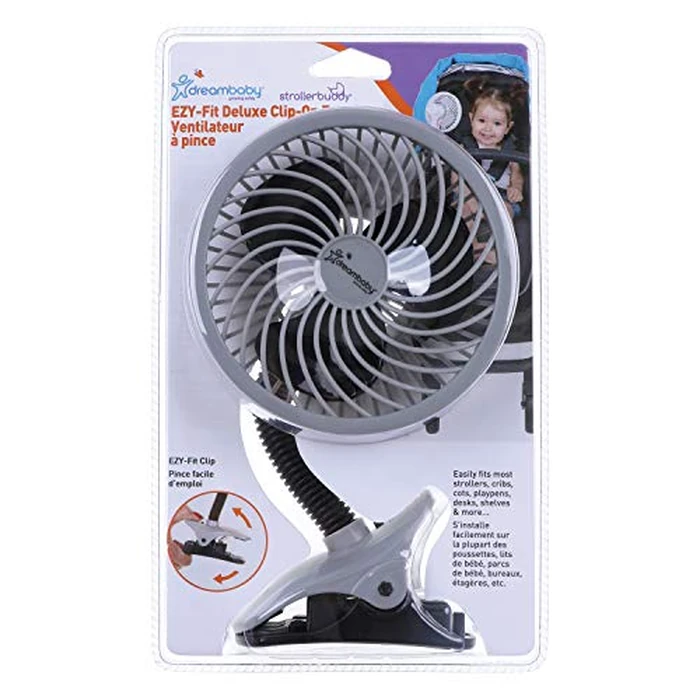 Dreambaby Caged Deluxe EZY-Fit Clip On Fan (Black) by Dreambaby - Image 9