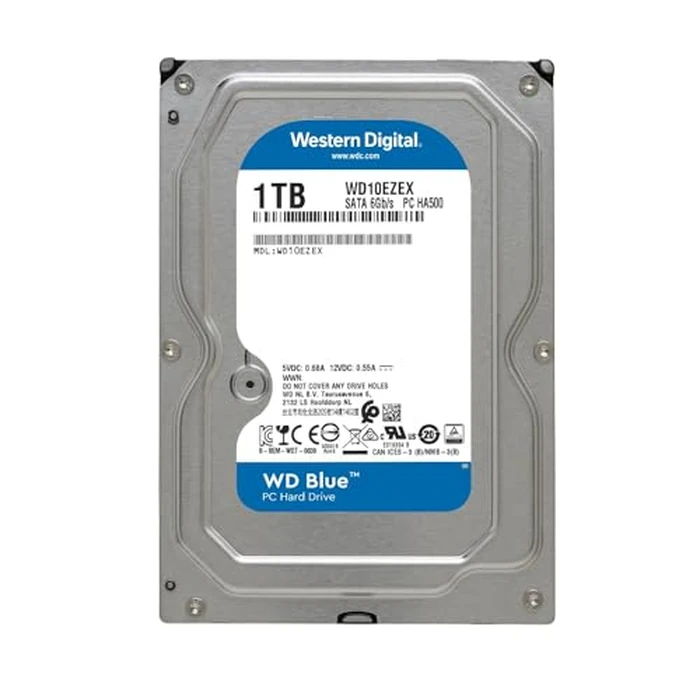 Western Digital 1TB WD Blue PC Internal Hard Drive HDD - 7200 RPM, SATA 6 Gb/s, 64 MB Cache, 3.5" - WD10EZEX by WD - Image 2