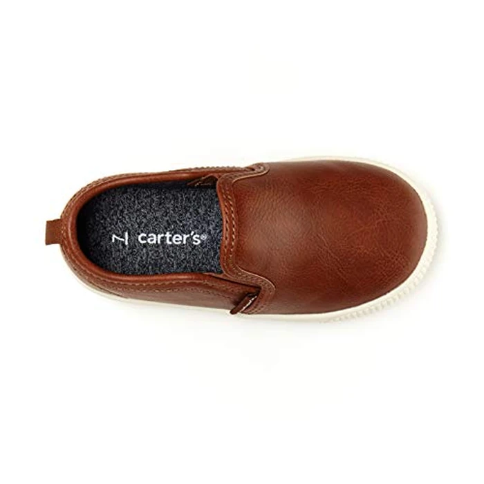 Carter's Unisex Kids Ricky Dress Shoes, Brown by Carter's - Image 4