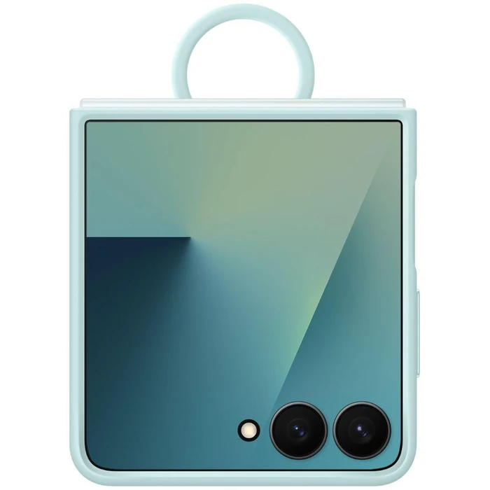 Samsung Ring Phone Case (Silicone) for Galaxy Z Flip7 - Mint - Good by Samsung - Refurbished - Good condition