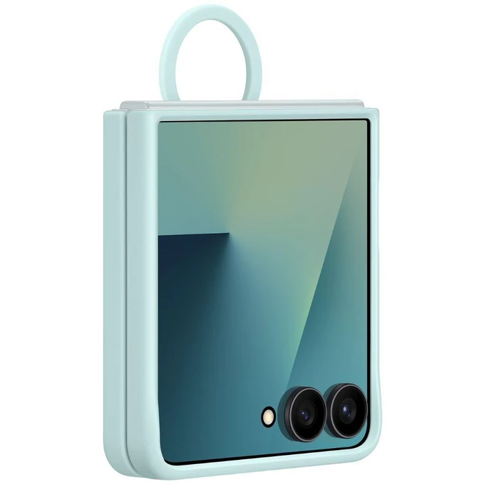 Samsung Ring Phone Case (Silicone) for Galaxy Z Flip7 - Mint - Good by Samsung - Image 3