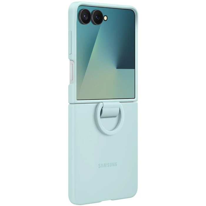 Samsung Ring Phone Case (Silicone) for Galaxy Z Flip7 - Mint - Good by Samsung - Image 5