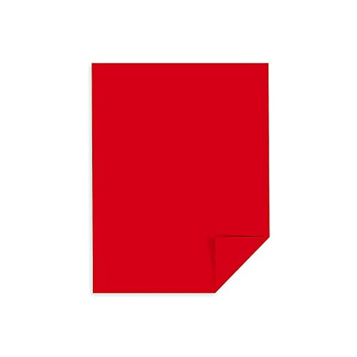 Neenah 21558 Astrobrights Premium Color Paper, 24 lb, 8.5 x 11 Inches, 500 Sheets, Re-Entry Red by Neenah - Image 2
