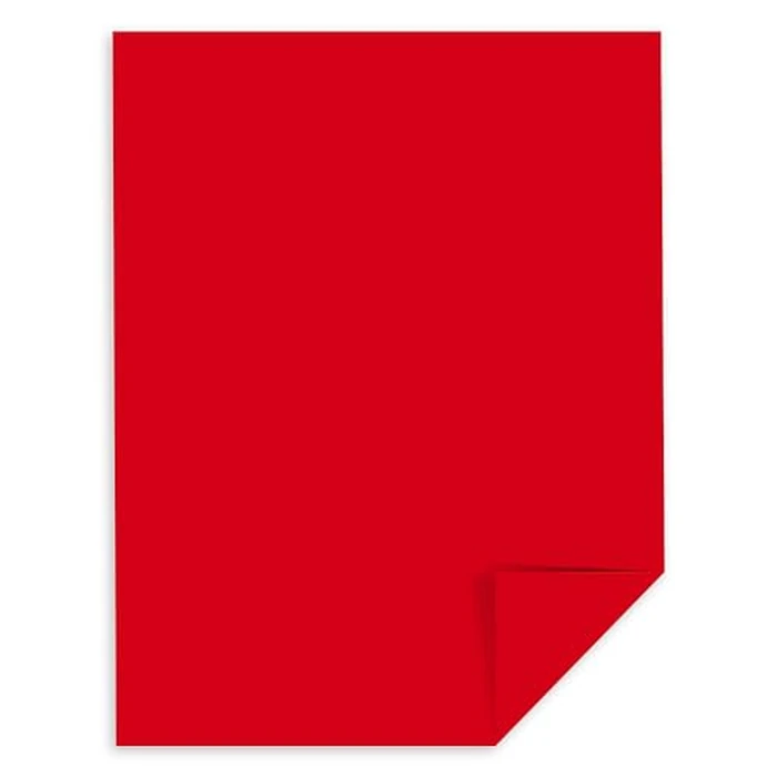 Neenah 21558 Astrobrights Premium Color Paper, 24 lb, 8.5 x 11 Inches, 500 Sheets, Re-Entry Red by Neenah - Image 3