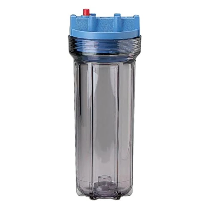 Pentek 158007, Slim Line, 3/8" in/Out, 10" Clear/Blue, w/PR by Pentek - Image 1