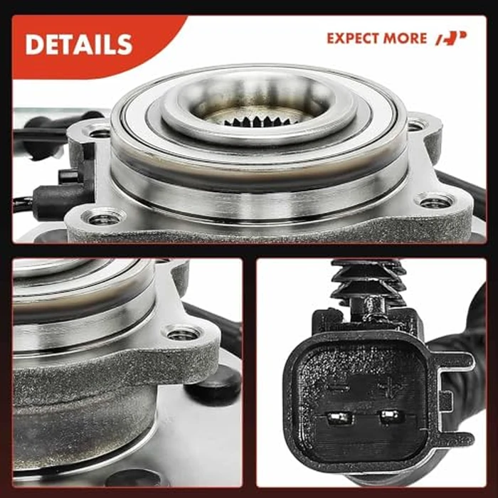 A-Premium Front Wheel Bearing and Hub Assembly with ABS & 5-Lug Compatible with Dodge Grand Caravan 2008-2020, Chrysler Town & Country 2008-2016, VW Routan 2009-2014 by A-premium - Image 8