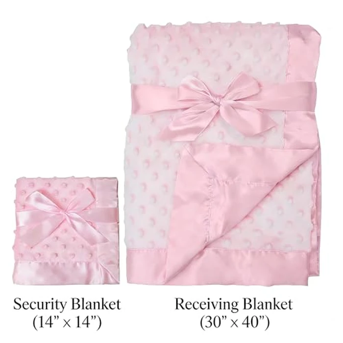 American Baby Company Heavenly Soft Chenille Blanket Set, Pink, for Girls by American Baby Company - Image 4