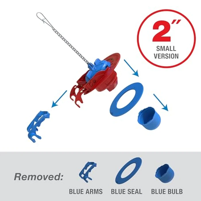 Fluidmaster K-400H-043-T4 Super Kit 2 in, or 3 Flapper and Toilet Fill Valve, Multi by Fluidmaster - Image 4