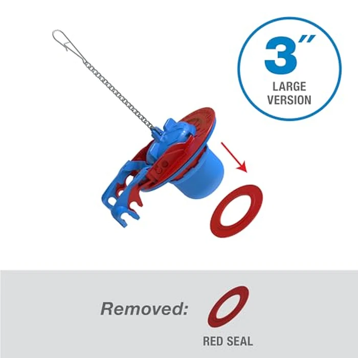 Fluidmaster K-400H-043-T4 Super Kit 2 in, or 3 Flapper and Toilet Fill Valve, Multi by Fluidmaster - Image 5