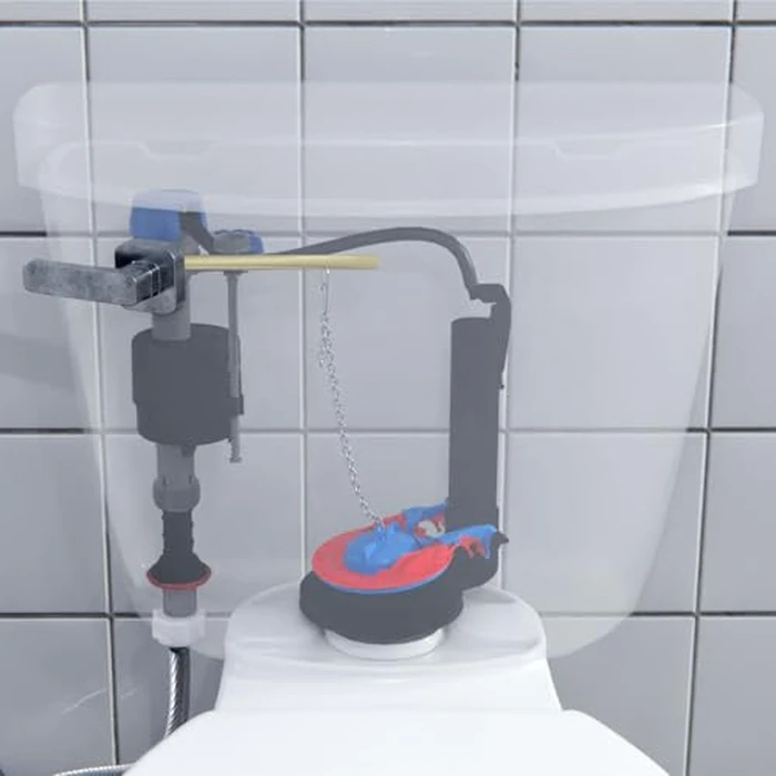 Fluidmaster K-400H-043-T4 Super Kit 2 in, or 3 Flapper and Toilet Fill Valve, Multi by Fluidmaster - Image 7