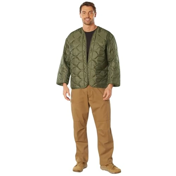 Rothco M-65 Field Jacket Liner, Olive Drab, Medium by Rothco - Image 3