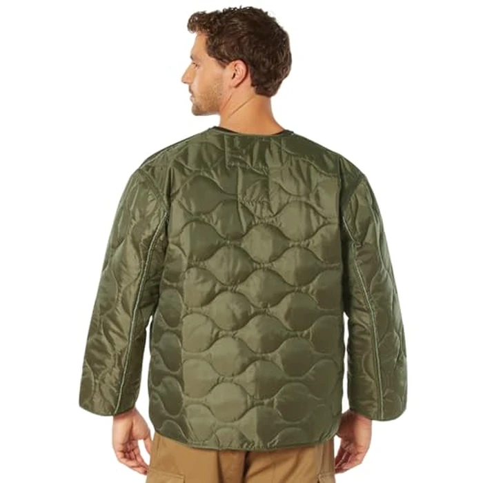 Rothco M-65 Field Jacket Liner, Olive Drab, Medium by Rothco - Image 4