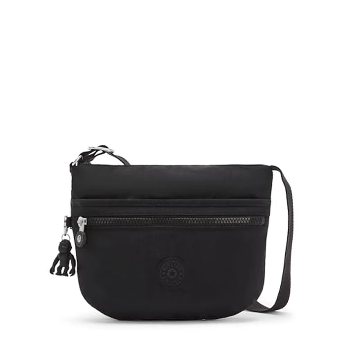 Kipling womens Womenâ€(TM)s Arto Small Bag, Lightweight Everyday Purse, Casual Nylon Shoulder Crossbody Handbag, Black Noir, 9.75 L x 8.25 H 1.25 D US by Kipling - Used - Like New condition