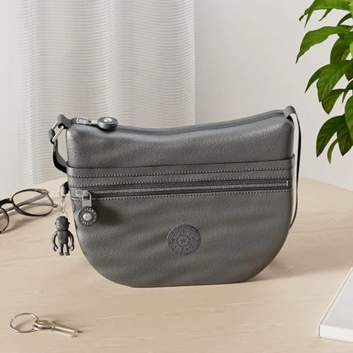 Kipling womens Womenâ€(TM)s Arto Small Bag, Lightweight Everyday Purse, Casual Nylon Shoulder Crossbody Handbag, Black Noir, 9.75 L x 8.25 H 1.25 D US by Kipling - Image 2