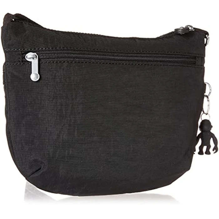 Kipling womens Womenâ€(TM)s Arto Small Bag, Lightweight Everyday Purse, Casual Nylon Shoulder Crossbody Handbag, Black Noir, 9.75 L x 8.25 H 1.25 D US by Kipling - Image 3