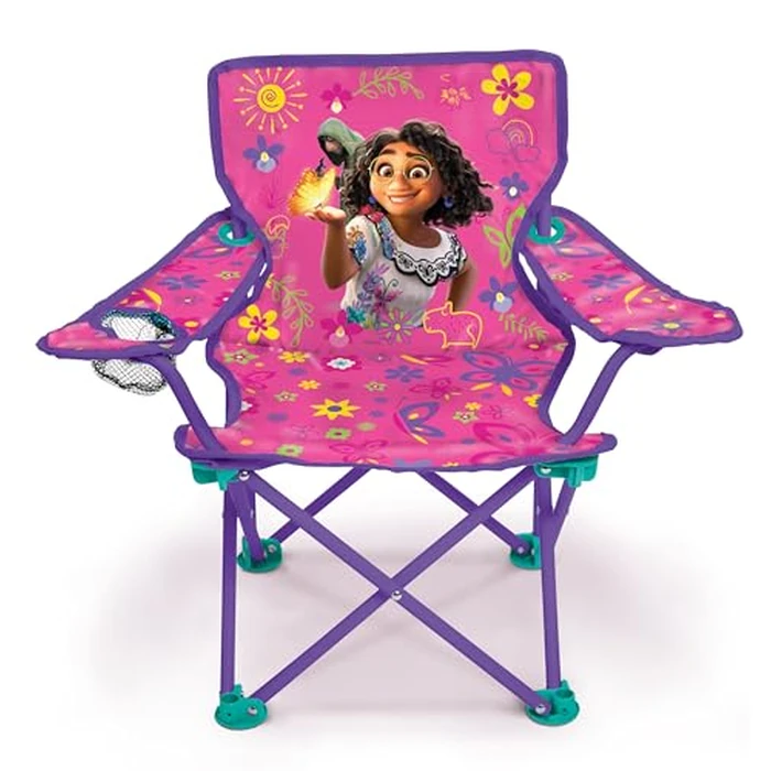 Disney's Encanto Outdoor Folding Toddler Chair for Camping, Sports or Patio with Carry Bag, 24M+ by Disney Encanto - Used - Like New condition - CA$27.70