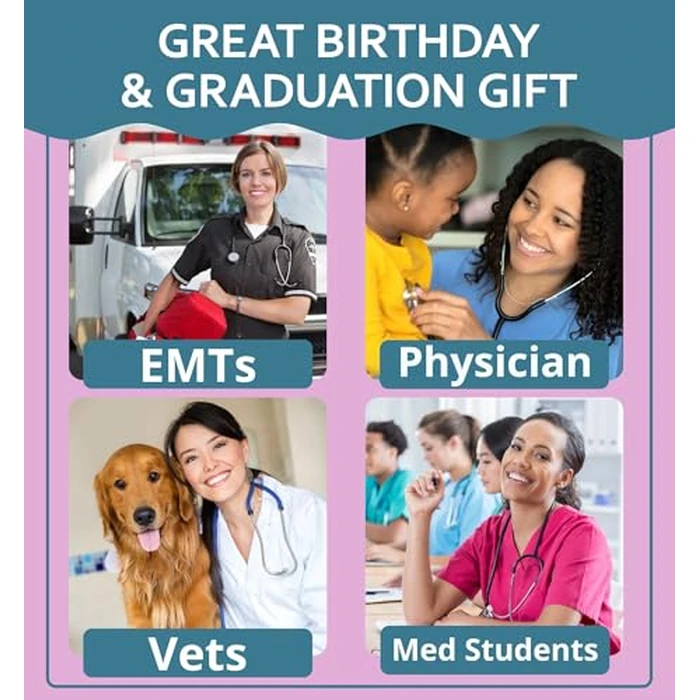 charMED Custom Stethoscope Charms - Bling Monogram Charm - Gifts for Nurses, Doctors, Veterinarians & Healthcare Professionals - Metal Silver 0.5" Ring Charm (Letter H) by charMED - Image 4