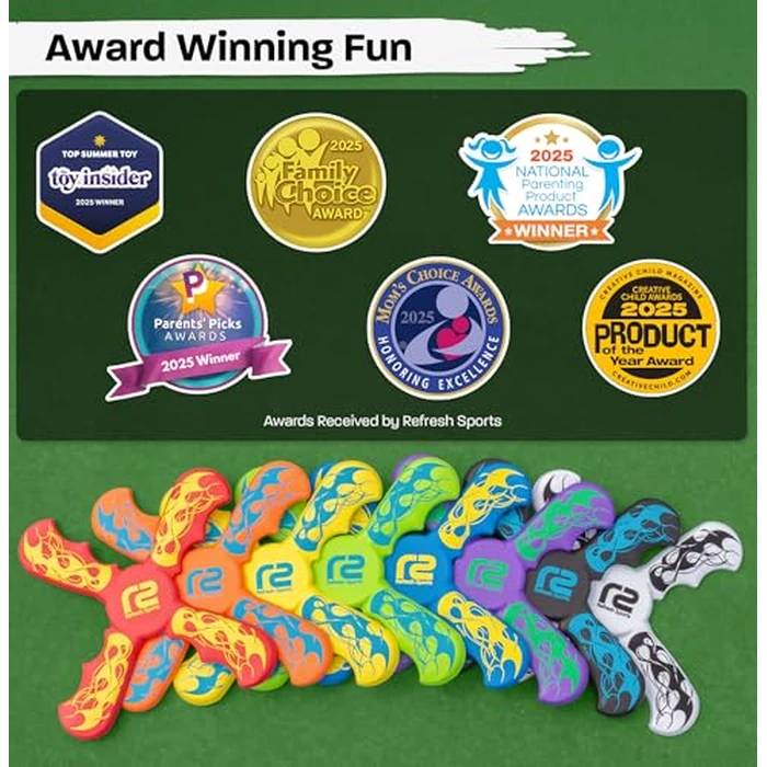 Boomerang for Kids - It Really Does Fly Back - Fun & Easy to Use Toy for Boys & Girls - Soft Foam Design Allows for Safe Play & Great Beginner Toy Gift Idea for Boys - Birthday Gift Ideas Stuffers by Refresh Sports - Image 7