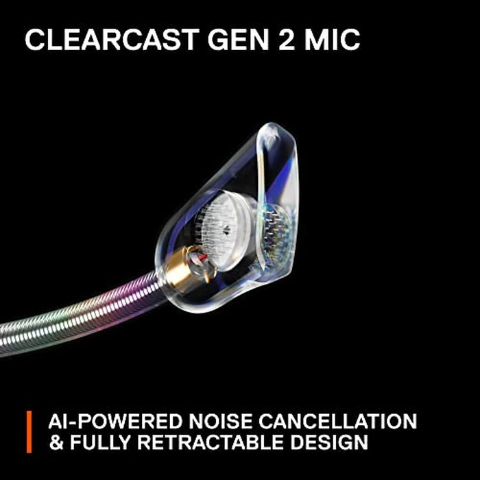 SteelSeries Arctis Nova Pro Multi-System Gaming Headset - Premium Hi-Fi Drivers - Hi-Res 360 degrees Spatial Audio - GameDAC Gen 2 - ESS Sabre Quad-DAC - Stealth Retractable Mic - PC, PS5, PS4, Switch by SteelSeries - Image 9